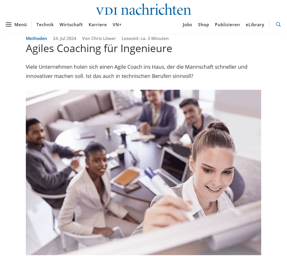 Agiles Coaching für Ingenieure